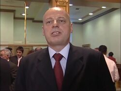 WRAP Kosovo's parl. endorses UN independence plan, Serbia reaction News Clip