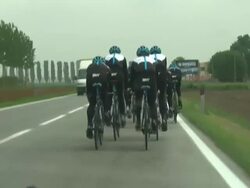 Team Sky Cycling Training in Italy News Clip