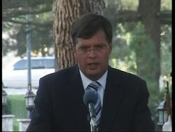 Dutch PM meeting with President Karzai in Kabul, soundbites from both News Clip