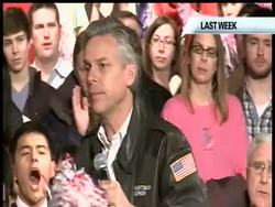 Campaign offials say that former Utah Gov. Jon Huntsman is withdrawing from the race for the Republican presidential nomination.  They tell AP that he will endorse Mitt Romney on Monday News Clip