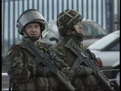 N IRELAND: MAN SHOT DEAD IN FIRST VIOLENCE SINCE PEACE DEAL News Clip