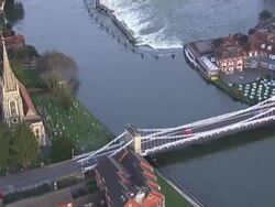 High Water Level Aerials In Marlow News Clip