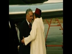 SYND 26 10 74 HEADS OF STATES ARRIVE TO RABAT FOR THE ARAB LEAGUE CONFERENCE News Clip