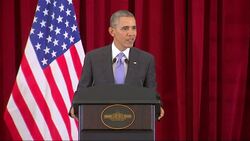 President Barack Obama on Sunday described comments reportedly made by the owner of the Los Angeles Clippers as racist, before casting them as part of a continuing legacy of slavery and segregation that Americans must vigilantly fight. (April 27) News Clip