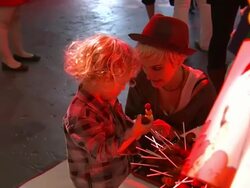 Ashlee Simpson at the Lucky Magazine And Target Celebrate Launch Of Lucky Kids Magazine at Hollywood CA. (Footage by WireImage Video/GettyImages) Stock Footage