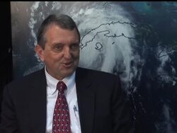 The director of the National Hurricane Center says the oil spill in the Gulf is likely to have little impact on hurricane formation this storm season, because as big as the slick is, it would be dwarfed by the scale of a hurricane. News Clip