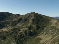 Flight Over Rocky Ridge Stock Footage