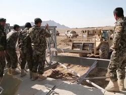 U.S. Soldiers Continue Advisory Role As Election Nears In Afghanistan Stock Footage