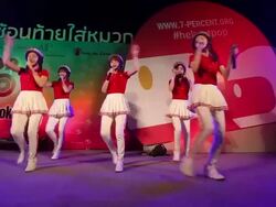 Crayon Pop Performs in Bangkok, Thailand Stock Footage