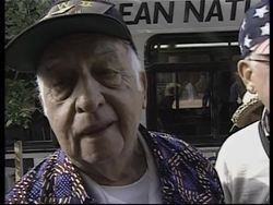 WWII memorial ceremony, Bush Senr speaks News Clip