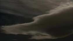 Clouds churn in a night sky. Stock Footage