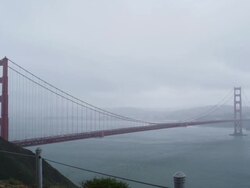 Golden Gate Bridge - time lapse Stock Footage