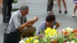 CLEAN : People in Kiev remember those lost in flight MH17 News Clip