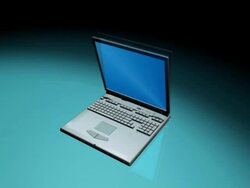 Laptop computer Stock Footage