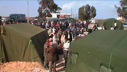 Libyans flee to neighbouring countries to escape violence Instructional Video