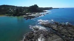 Flying over Leigh Stock Footage