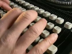 typewriter Stock Footage