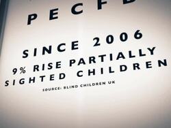 There's a worrying rise in the number of children being born blind or partially sighted. News Clip