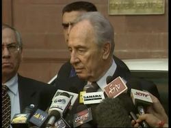 Peres meets interior minister to discuss war on terror News Clip