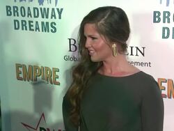 Hillary Dobbs at The Broadway Dreams Foundation "Champagne And Caroling" Gala - Arrivals Stock Footage