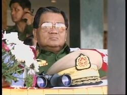 MYANMAR: YANGON: AUNG SAN SUU KYI'S VIDEO ADDRESS News Clip