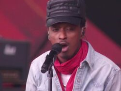 PERFORMANCE: K'Naan at Global Citizen Festival In Central Park To End Extreme Poverty Stock Footage