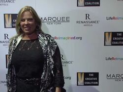 Cherie Christmas at The Creative Coalition's Spotlight Awards Dinner Gala Stock Footage