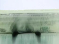 Money Counting Machine Stock Footage