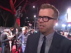 INTERVIEW McG on Reese, Tom, Chris, the film, the humour, the audiences reaction at This Means War UK Premiere at ODEON Kensington on January 30, 2012 in London, England (Footage by WireImage Video/Getty Images Entertainment Video) Stock Footage