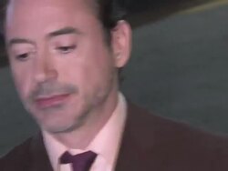 Robert Downey Jr at the Sherlock Holmes A Game Of Shadows Premiere Stock Footage