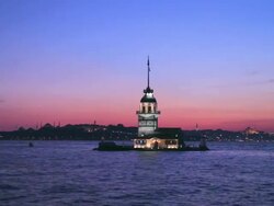 Maiden's Tower / Kiz kulesi Stock Footage