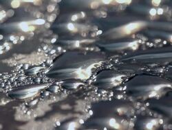 CU View of Water droplets  / Mallorca, Balearic Islands, Spain Stock Footage