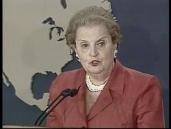 USA - Albright speaks on Lockerbie trial News Clip