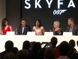 INTERVIEW: Javier Bardem, Naomie Harris and Berenice Marlohe on the stunt training they are undergoing  Stock Footage