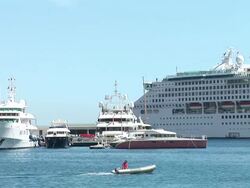 HD: Ships In Monaco Stock Footage