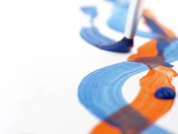 Painting, macro Stock Footage