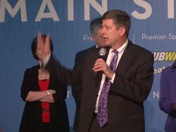 SPEECH: John Porcari on high speed rail and the Obama administration's dedication to its development.  Stock Footage