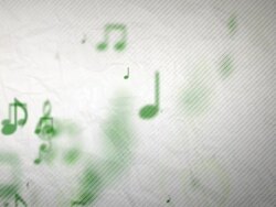 Textured Background Loop - Musical Notes Green (Full HD Video) Stock Footage