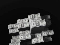 Growth Dollars Stock Footage