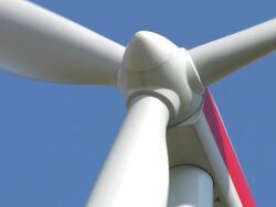 Wind Energy - close up Stock Footage
