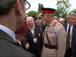 Prince Charles and the Duchess of Cornwall Visit Normandy News Clip