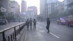 CLEAN : Clashes and arrests as anti Maduro protests continue in Caracas News Clip