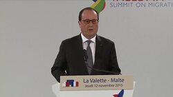 CLEAN : Hollande says EU leaders agree to hold summit with Turkey News Clip