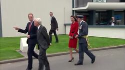 Prince William & Catherine Unveil RNZAF Plaque News Clip