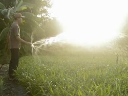 Working in farm Stock Footage