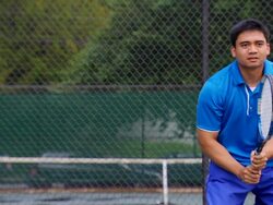 Joe's Tennis Forehand 4 Stock Footage