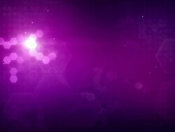 Hexagonal Designed Background Loop - Glowing Pink Purple (Full HD) Stock Footage
