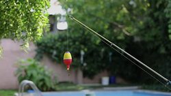 fishing rod Stock Footage