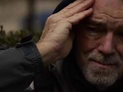 Portrait of a Depressed Man Stock Footage