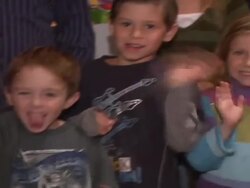 'Mr Magorium's Wonder Emporium' Toys for Tots Record Breaking Weigh-In Stock Footage